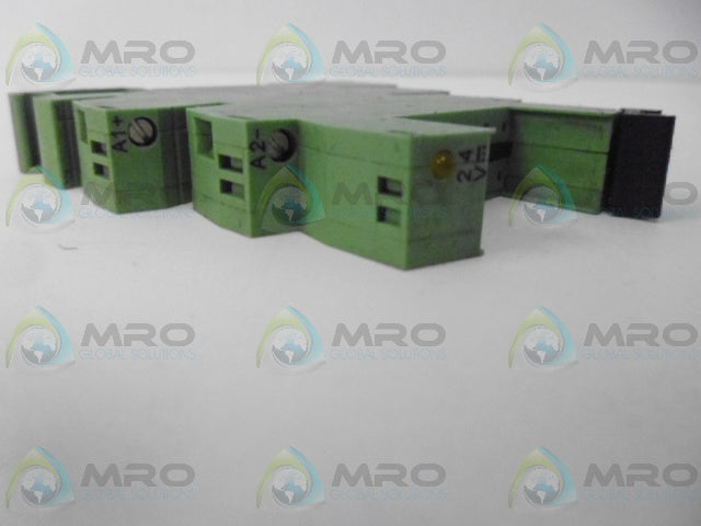 PHOENIX CONTACT PLC-BSC-24DC/21-21 TERMINAL BLOCK *USED*
