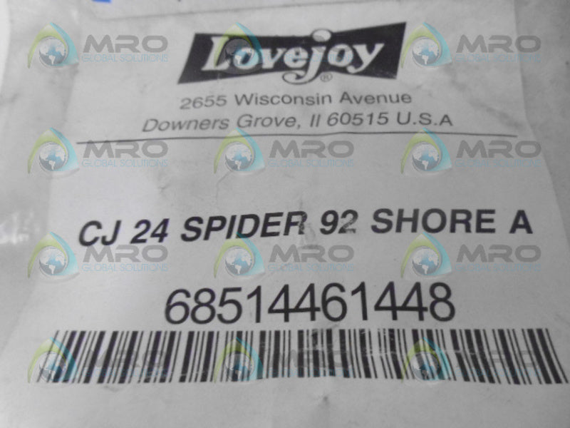 LOVEJOY 68514461448 CURVED JAW COUPLING *NEW IN FACTORY BAG*