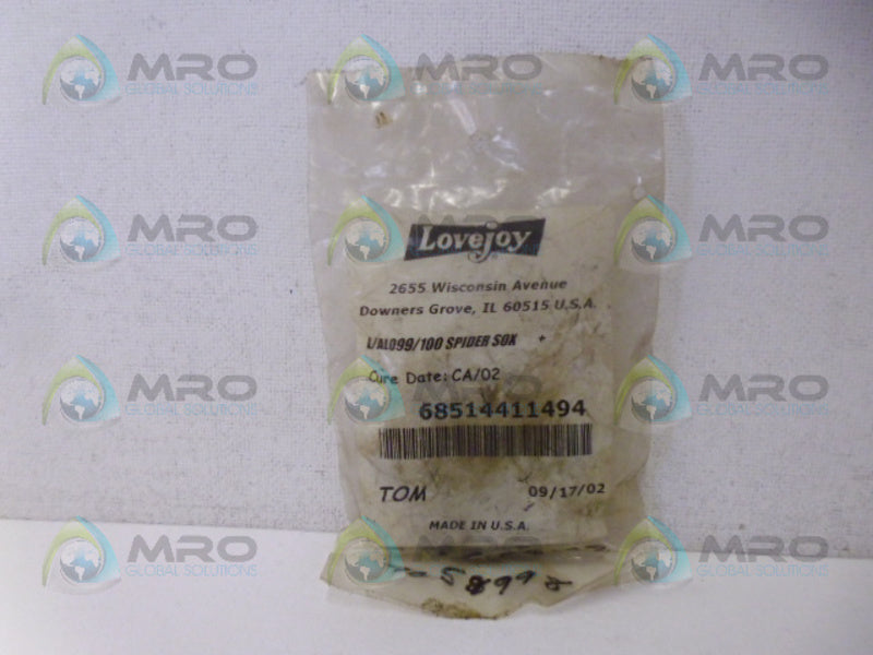 LOVEJOY 68514411494 SPIDER COUPLING *NEW IN FACTORY BAG*