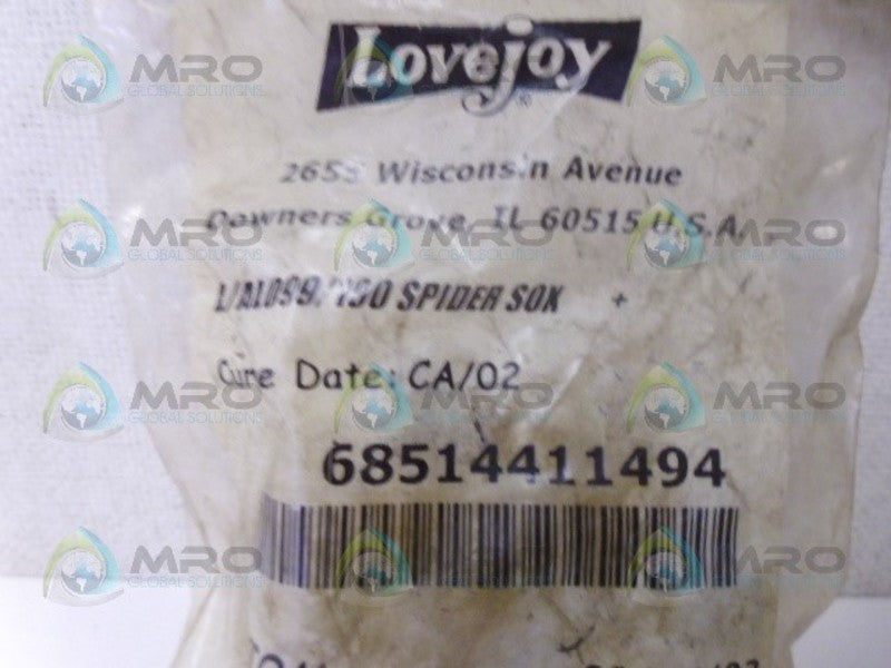 LOVEJOY 68514411494 SPIDER COUPLING *NEW IN FACTORY BAG*