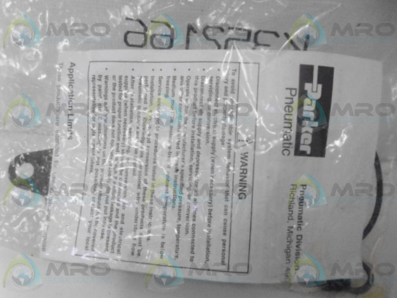 PARKER K352166 SEAL KIT * NEW IN FACTORY BAG *