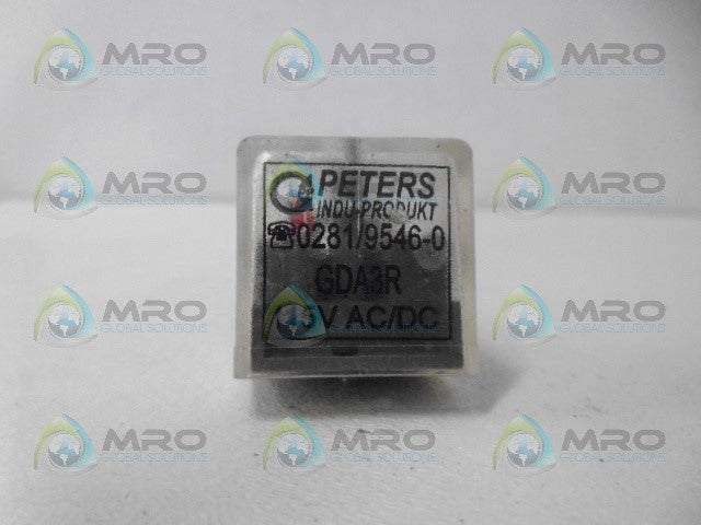 PETERS GDA3R SOLENOID CONNECTOR *NEW NO BOX*