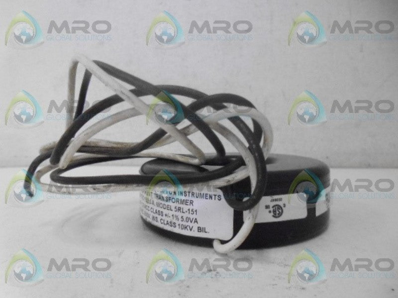 INSTRUMENT TRANSFORMERS 5RL-151 TRANSFORMER   NSNP