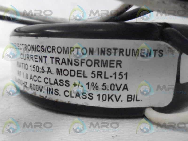 INSTRUMENT TRANSFORMERS 5RL-151 TRANSFORMER   NSNP