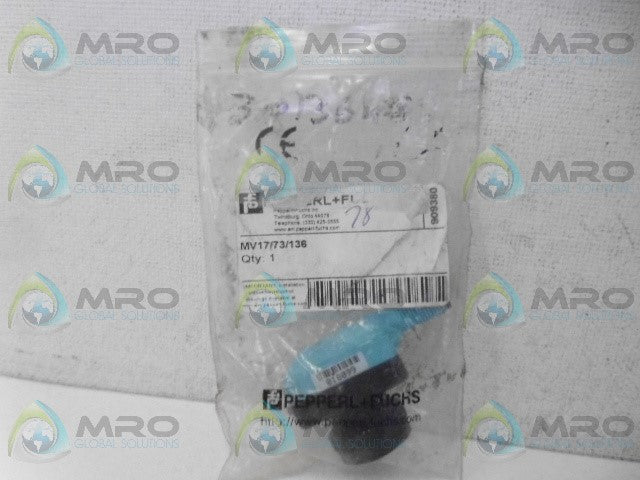 PEPPERL+FUCHS MV17/73/136 PHOTOELECTRIC SENSOR *NEW IN FACTORY BAG*