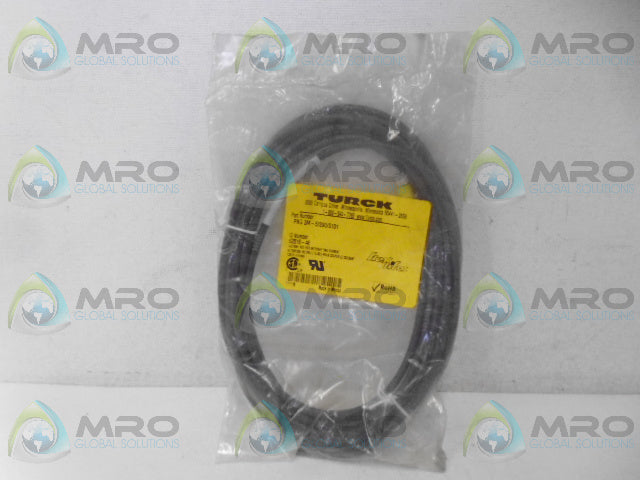 TURCK PKG3M-5/S90/S101 CORDSET *NEW IN FACTORY BAG*