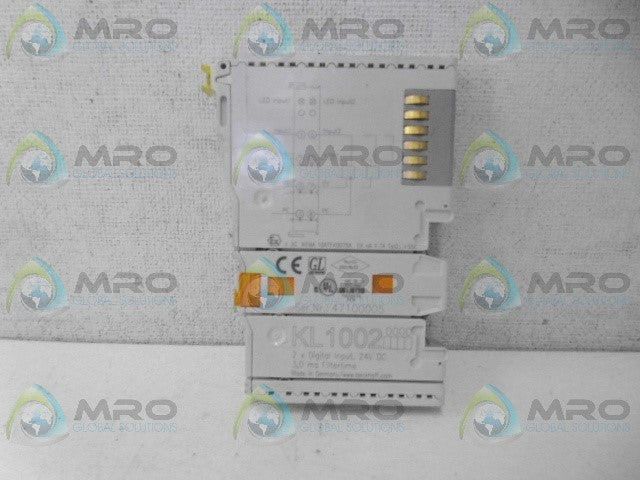 BECKHOFF KL1002 INPUT TERMINAL *NEW NO BOX*