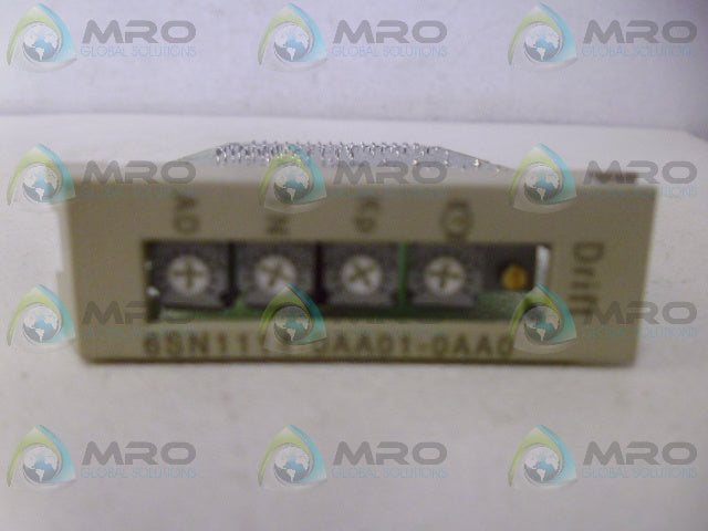 SIEMENS 6SN1114-0AA01-0AA0 PARAMETER BOARD *NEW IN BOX*