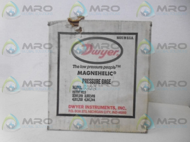 DWYER 2202 PRESSURE GUAGE 2PSI *NEW IN BOX*