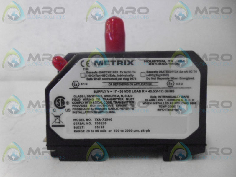 METRIX TXA-72500 TRANSMITTER *NEW IN BOX*