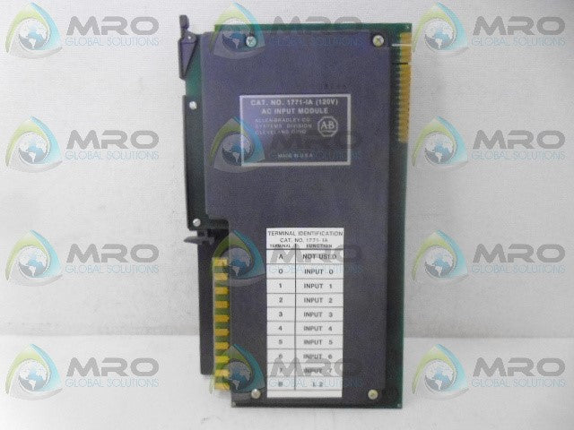 ALLEN BRADLEY 1771-IA INPUT MODULE *NEW IN BOX*