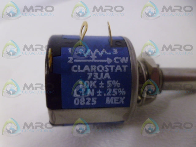 CLAROSTAT 73JA-10K PRECISION POTENTIOMETER 10K OHMS *NEW NO BOX*