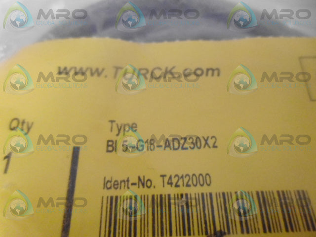 TURCK BI 5-G18-ADZ-30X2 PROXIMITY SENSOR *NEW IN FACTORY BAG*
