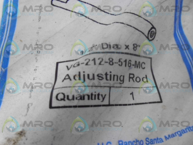 VALUGUIDE VG-212-8-516-MC ADJUSTING ROD *NEW IN FACTORY BAG*