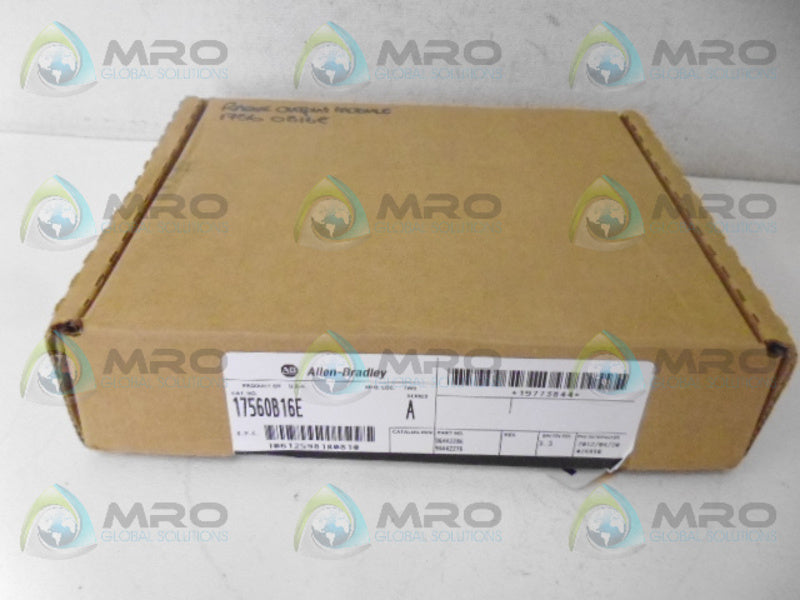 ALLEN BRADLEY 1756-OB16E SER. A OUTPUT MODULE *NEW IN BOX*