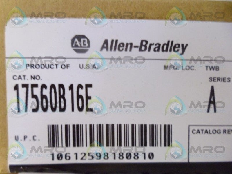 ALLEN BRADLEY 1756-OB16E SER. A OUTPUT MODULE *NEW IN BOX*