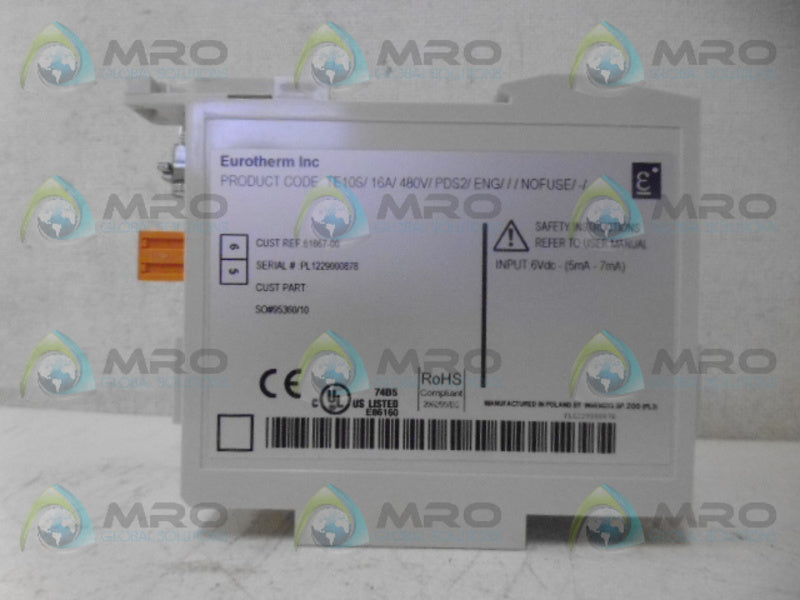 EUROTHERM TE10A16A/480V/PDS2 SOLID STATE RELAY *NEW IN BOX*