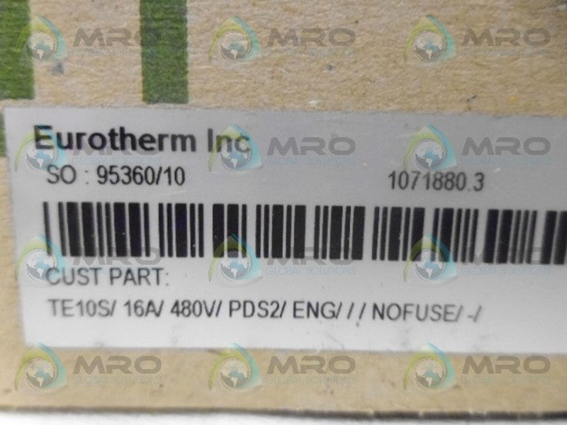 EUROTHERM TE10A16A/480V/PDS2 SOLID STATE RELAY *NEW IN BOX*