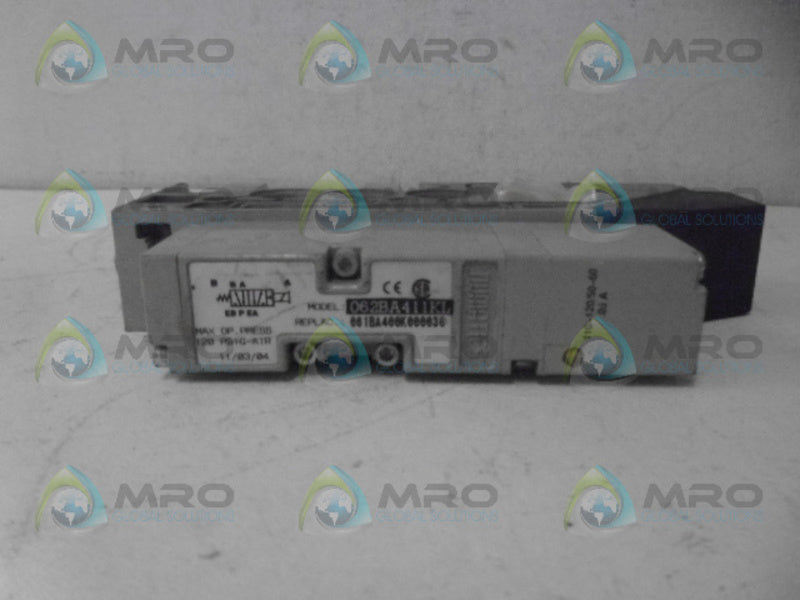 NUMATICS 062BA411KL SOLENOID VALVE W/ MANIFOLD BLOCK *NEW NO BOX*
