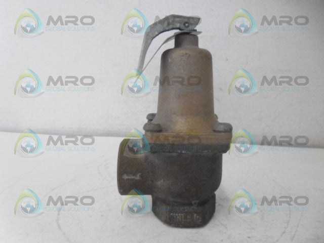 WATTS M1 174A WATER PRESSURE RELIEF VALVE 1" *USED*