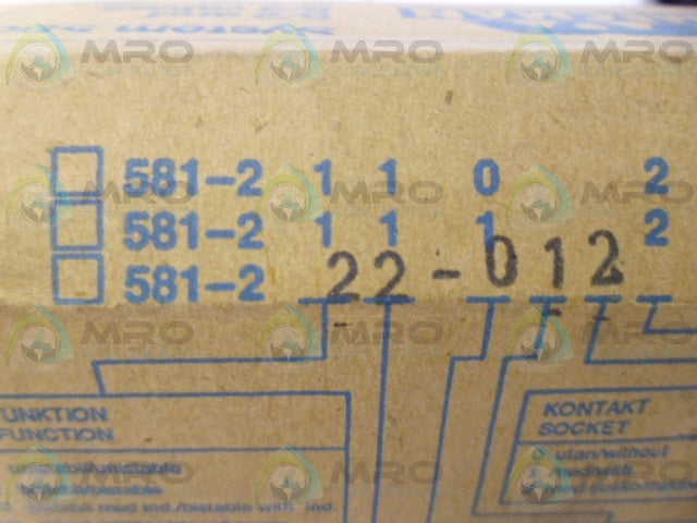 REXROTH MECMAN 581-2 22-012 PNEUMATIC VALVE ASSEMBLY *NEW IN BOX*
