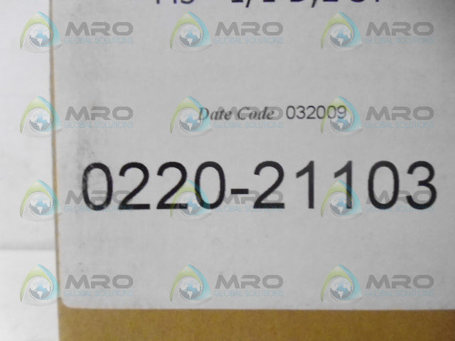 HUB CITY 0220-21103-033 GEAR REDUCER RATIO 1/1 *FACTORY SEALED*
