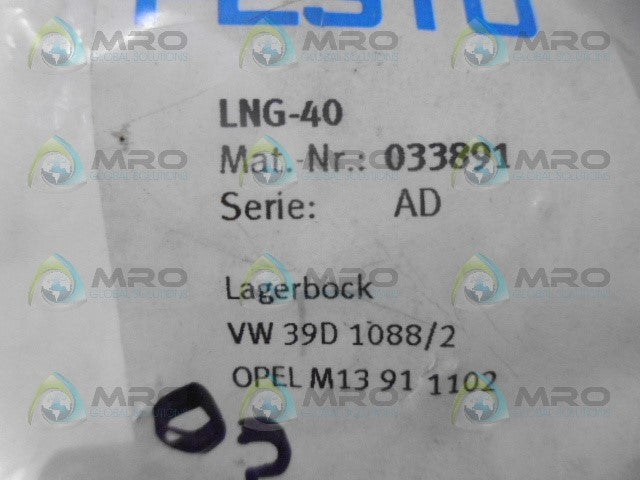 FESTO LNG-40 CLEVIS FOOT MOUNTING *NEW IN FACTORY BAG*