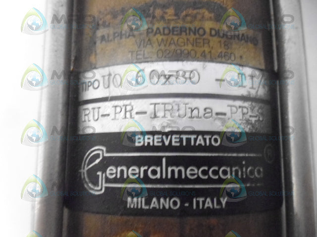 GENERAL MECCANICA RU-PR-IRUNA-PP-S CYLINDER (AS PICTURED) *NEW NO BOX*