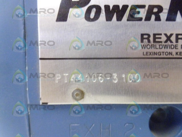 REXROTH PT44166-3100 PNEUMATIC DIRECTIONAL CONTROL VALVE *USED*