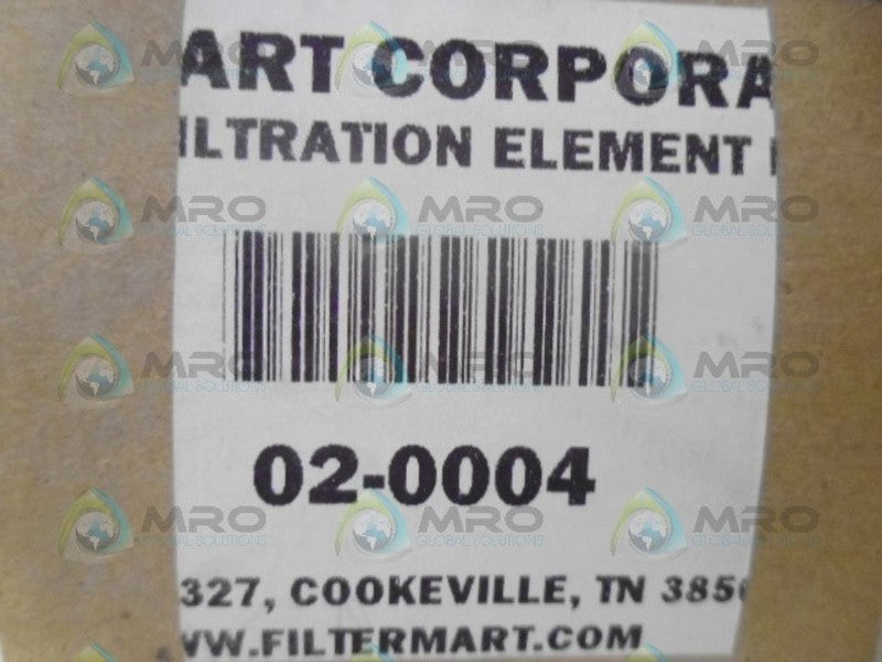 INDUSTRIAL MRO 02-0004 FILTER *NEW IN BOX*