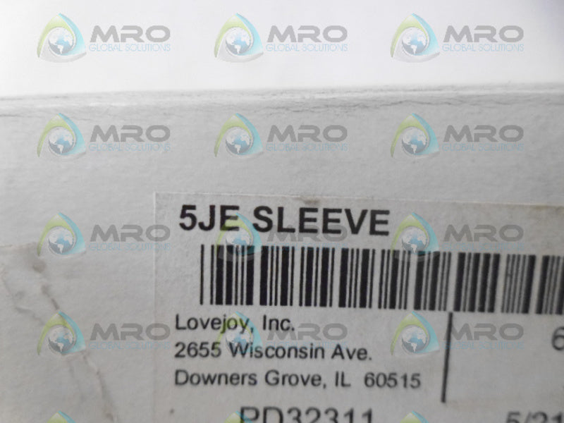 LOVEJOY 5JE SLEEVE *NEW IN BOX*