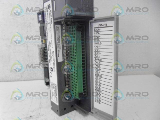 ALLEN BRADLEY 1746-NT8 SER. A THERMOCOUPLE/MV INPUT MODULE FRN 1.40 *NEW NO BOX*