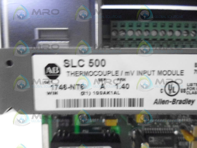 ALLEN BRADLEY 1746-NT8 SER. A THERMOCOUPLE/MV INPUT MODULE FRN 1.40 *NEW NO BOX*