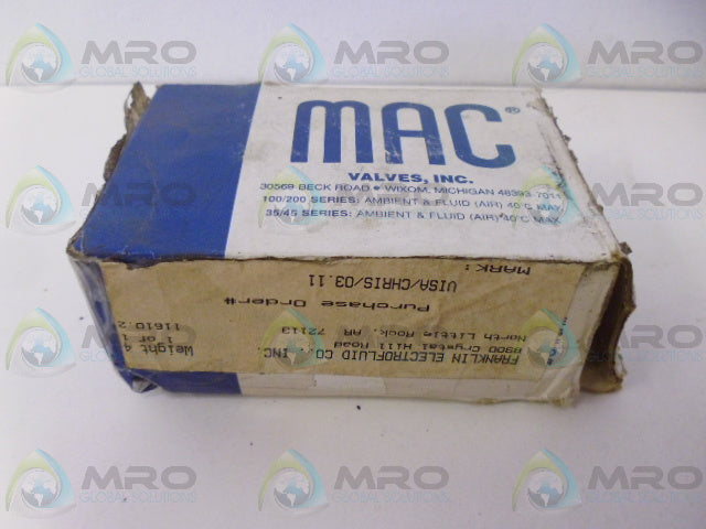 MAC 225B-115AA SOLENOID VALVE *NEW IN BOX*