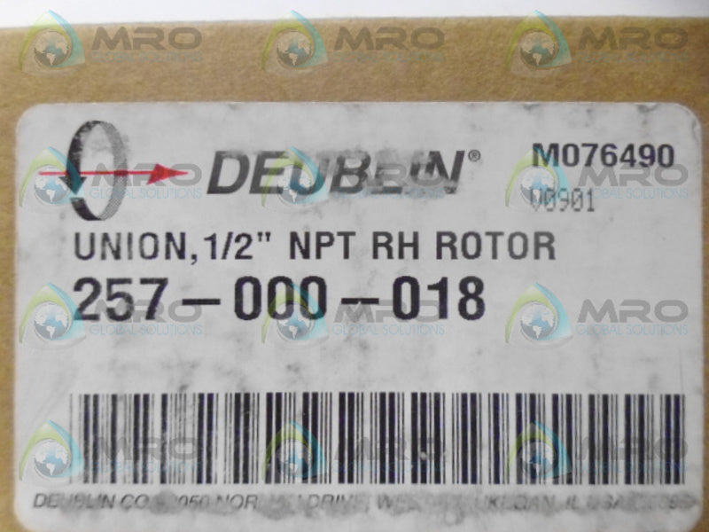 DEUBLIN 257-000-018 ROTOR UNION *NEW IN BOX*