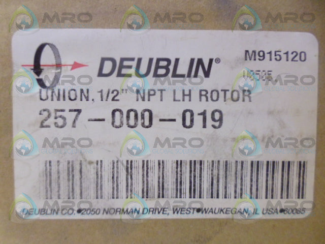 DEUBLIN 257-000-019 ROTOR UNION *NEW IN BOX*