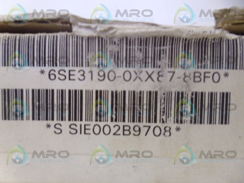 SIEMENS 6SE3190-0XX87-8BF0 OPM-CLEAR TEXT DISPLAY NSMP