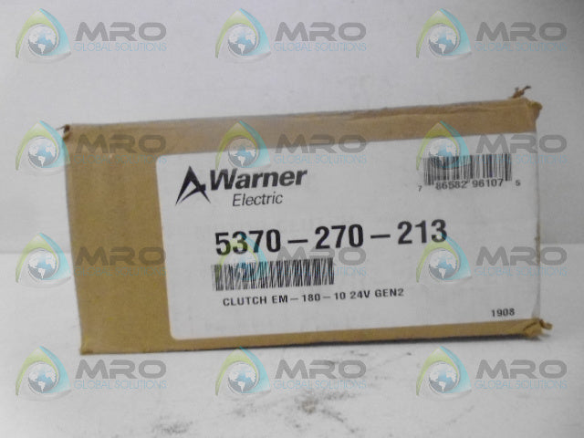 WARNER ELECTRIC 5370-270-213 CLUTCH *NEW IN BOX*