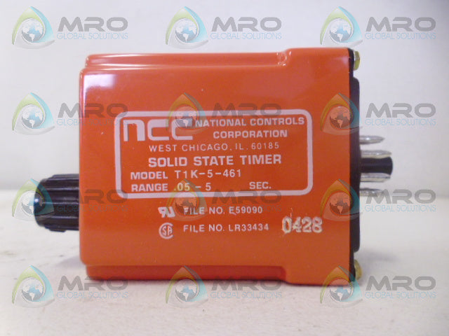 NCC T1K-00005-461 SOLID STATE TIMER 5SEC *NEW IN BOX*