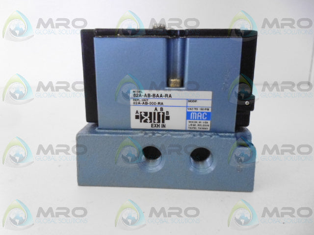 MAC 82A-AB-BAA-RA VALVE *NEW IN BOX*