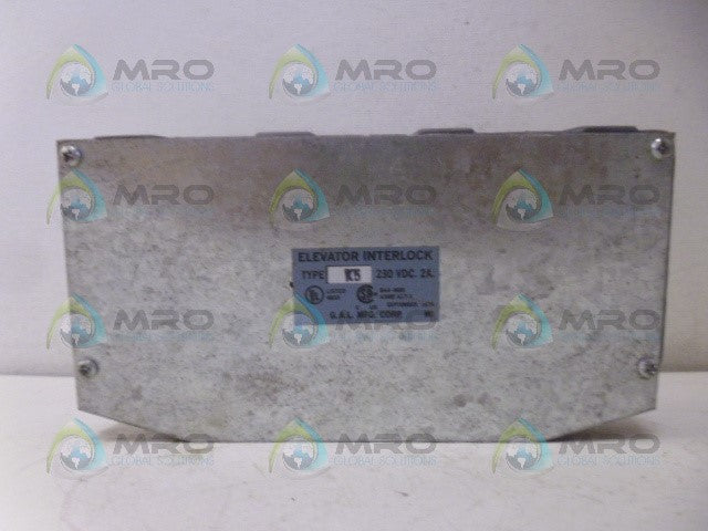 INDUSTRIAL MRO K5 ELEVATOR INTERLOCK 230VDC 2A *NEW NO BOX*