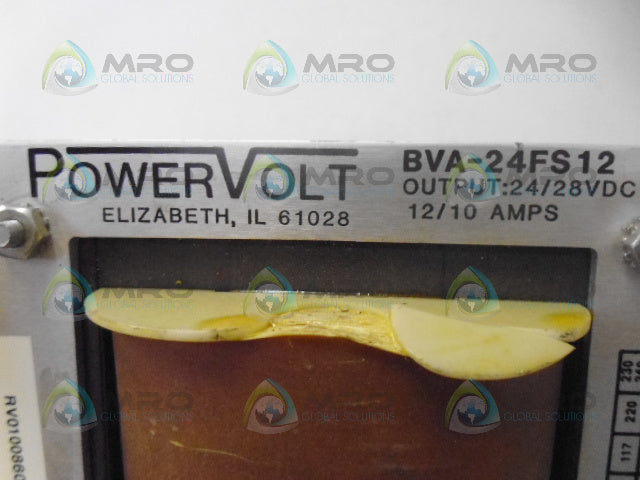 POWER VOLT BVA-24FS12 POWER SUPPLY *NEW NO BOX*