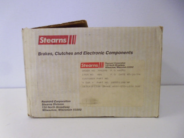 STEARNS 1-055-511-00-NF DISC BRAKE *NEW IN BOX*