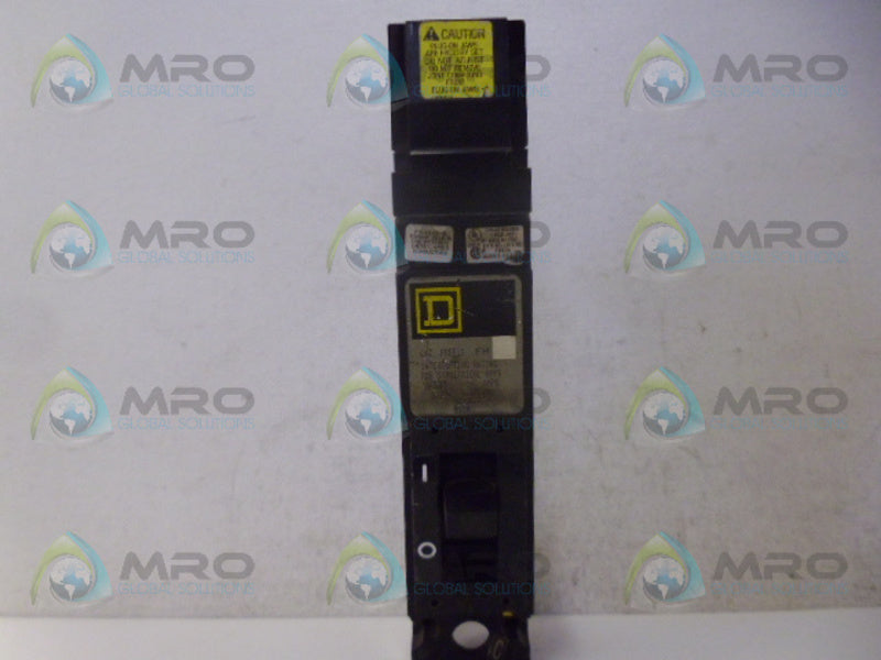 SQUARE D FH16020C CIRCUIT BREAKER *USED*
