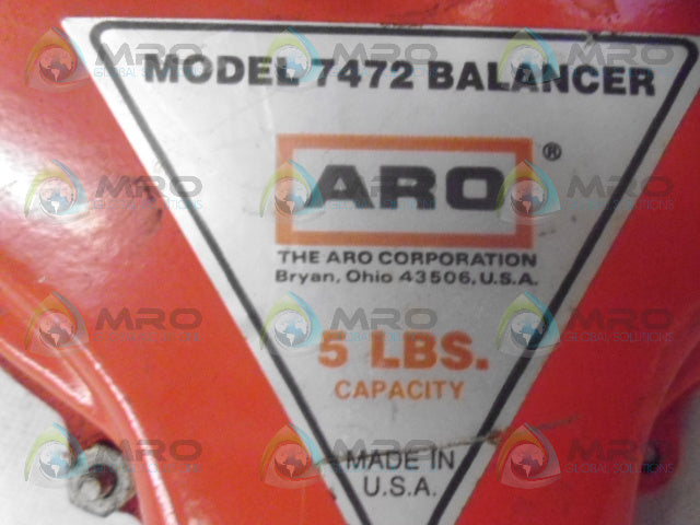 ARO 7472 TOOL BALANCER 5LB CAPACITY *USED*