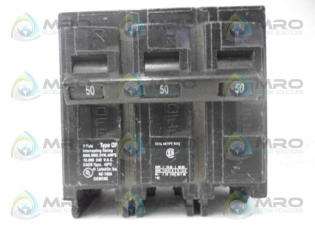 SIEMENS QP350 CIRCUIT BREAKER *USED*