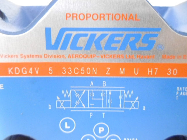 VICKERS KDG4V-5-33C50N-Z-M-U-H7-30 PROPORTIONAL VALVE *NEW IN BOX*