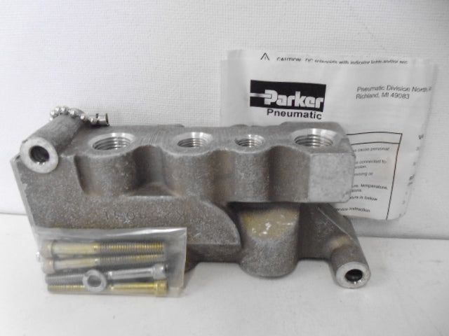 PARKER K022090 DOUBLE SOLENOID SUB BASE *NEW IN BOX*