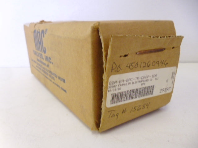 MAC 82A-BA-BAC-TM-DAAP-1DA SOLENOID VALVE *NEW IN BOX*