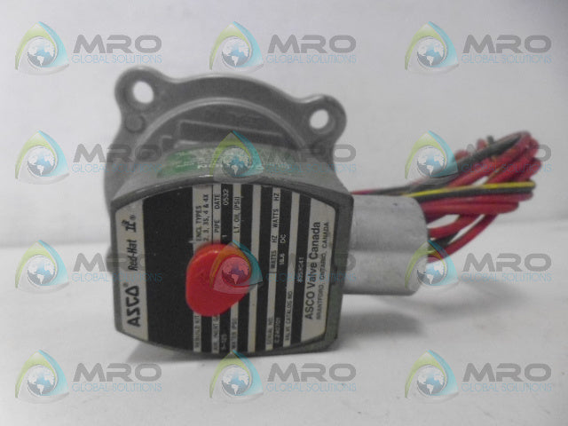 ASCO 8353G41 VALVE (AS PICTURED)  *USED*